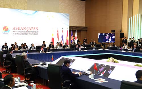2023年に開催された日本ASEAN友好協力50周年特別首脳会議の様子